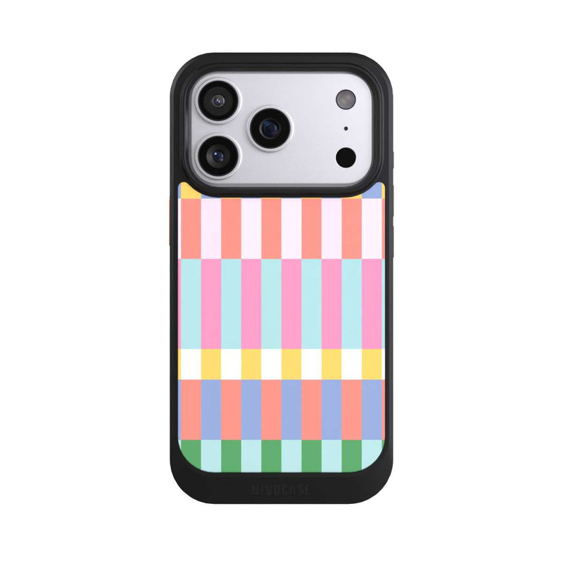 iPhone 17 Pro NIVOcore Checked Theme Pastel