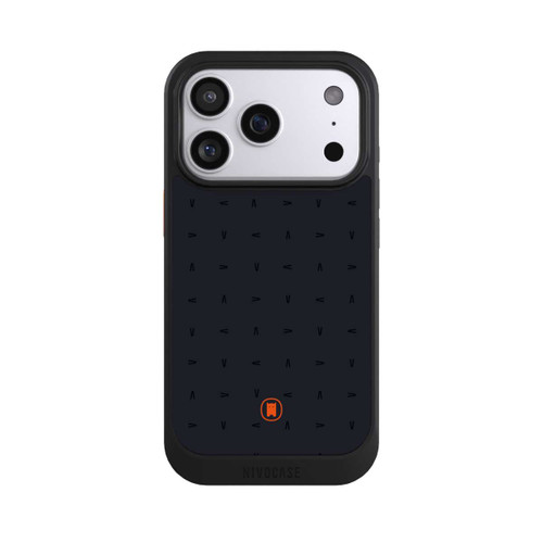 Apple iPhone 17 Pro NIVOcore Nivocase Muster Dunkelgrau