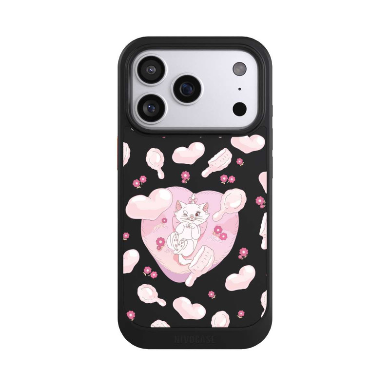 iPhone 17 Pro NIVOcore Aristocats Marie Hearts Pink Transparent