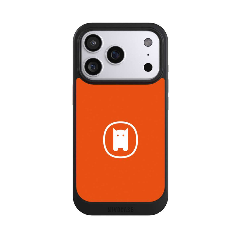 iPhone 17 Pro NIVOcore Nivocase Logo Orange