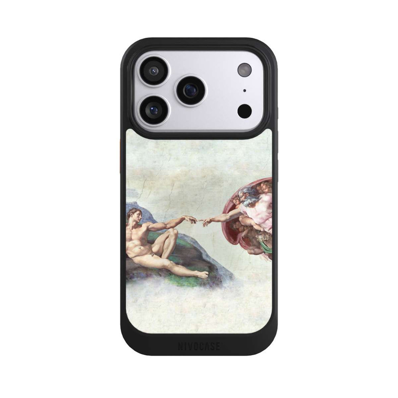 iPhone 17 Pro NIVOcore Michelangelo Buonarroti Création d'Adam