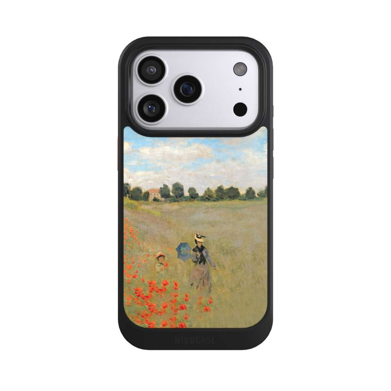 iPhone 17 Pro NIVOcore Mohnfeld bei Argenteuil