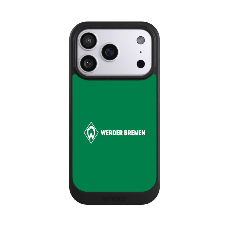 iPhone 17 Pro NIVOcore Werder Bremen Schriftzug Raute Grün
