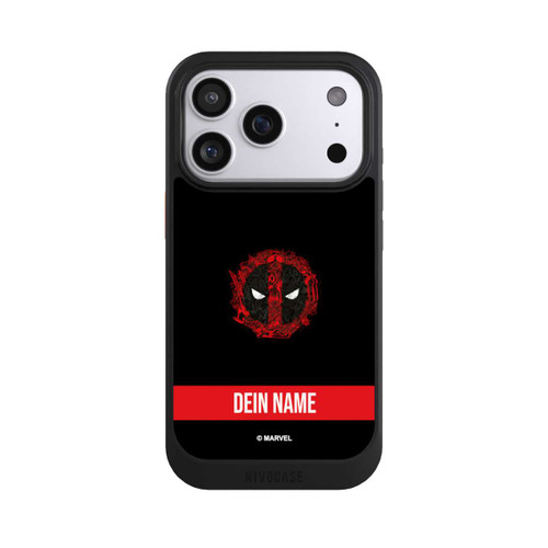 Apple iPhone 17 Pro NIVOcore Deadpool Logo Personalisierbar