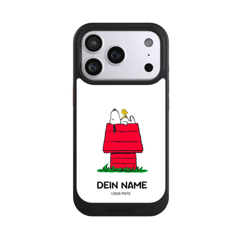 Apple iPhone 17 Pro NIVOcore Snoopy and Woodstock Classic Personalisierbar