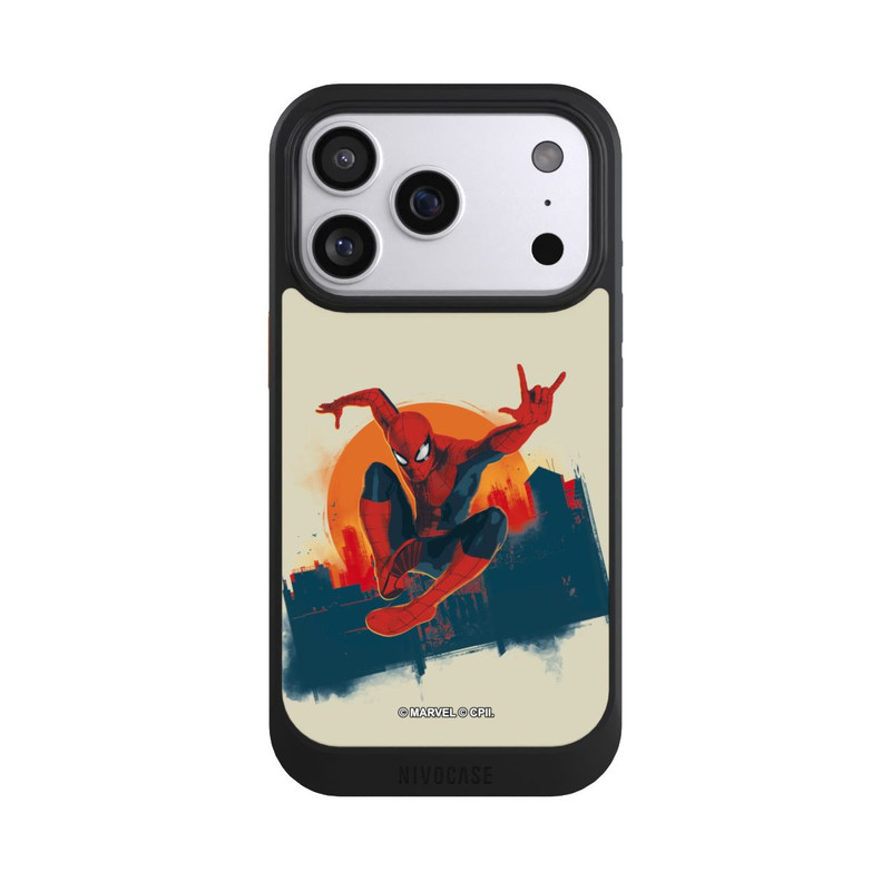 iPhone 17 Pro NIVOcore Spider-Man Hero Force beige