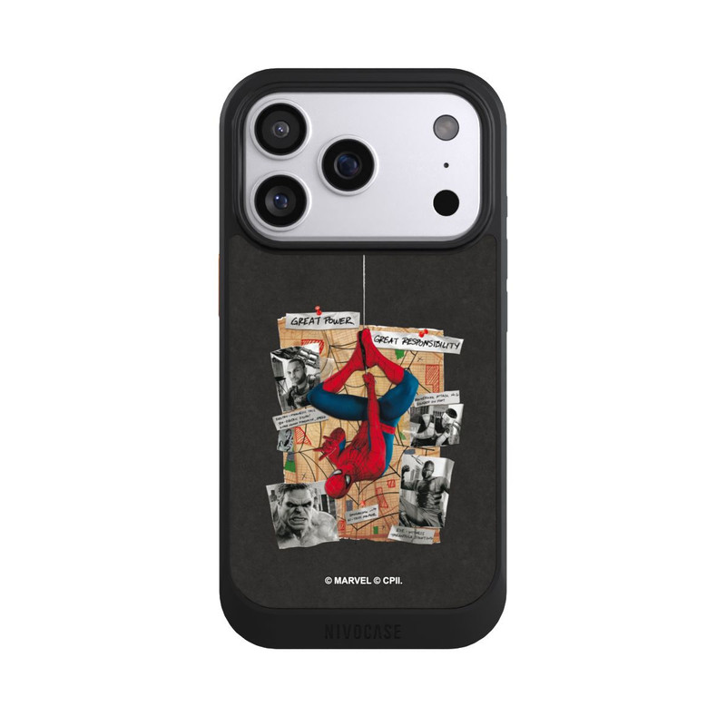 iPhone 17 Pro NIVOcore Spider-Man Tableau d'enquête