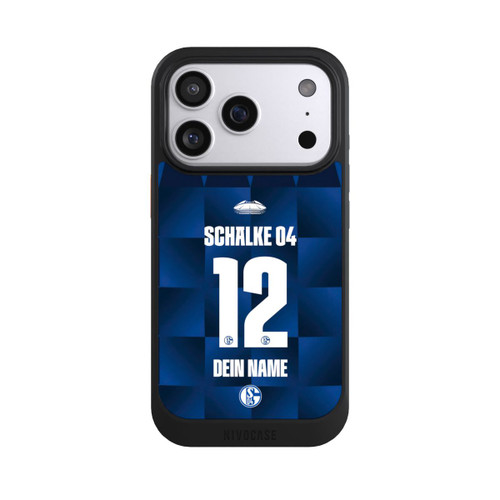 Apple iPhone 17 Pro NIVOcore Schalke 04 Trikot Personalisierbar 26-27