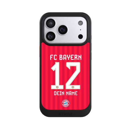 Apple iPhone 17 Pro NIVOcore FC Bayern München Trikot Personalisierbar 26-27