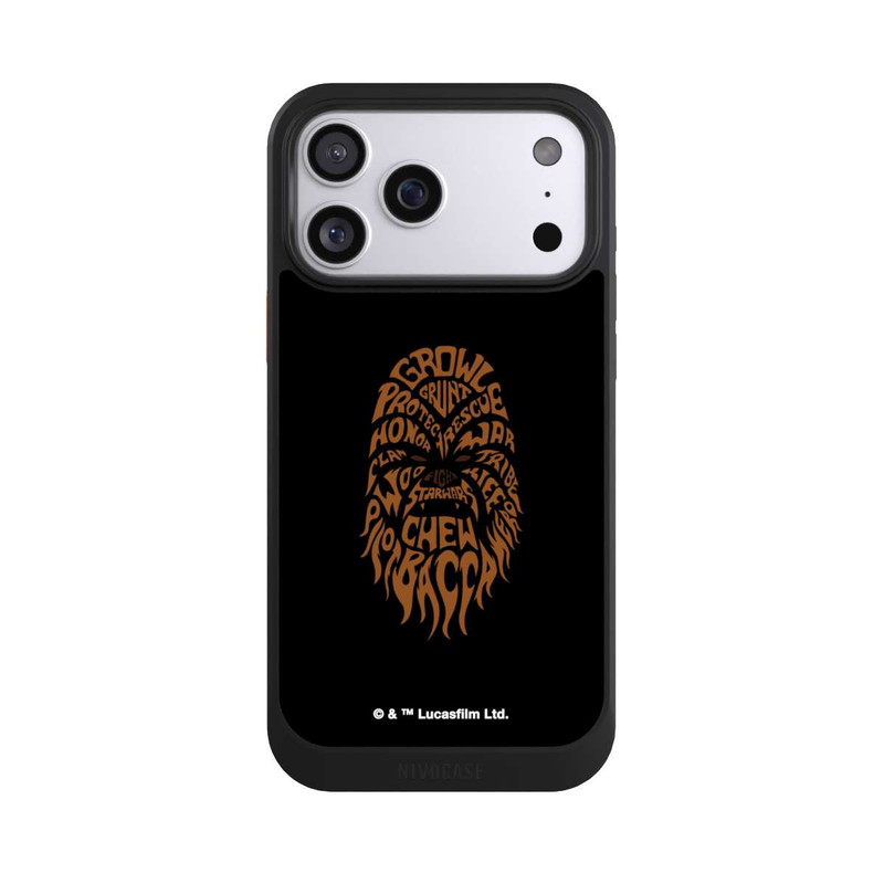 iPhone 17 Pro Max NIVOcore Chewbacca Typo Grafisch