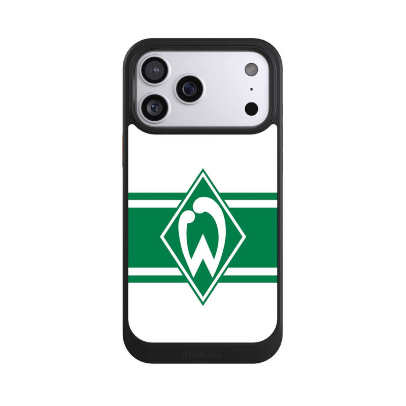 iPhone 17 Pro Max NIVOcore Werder Stripes White