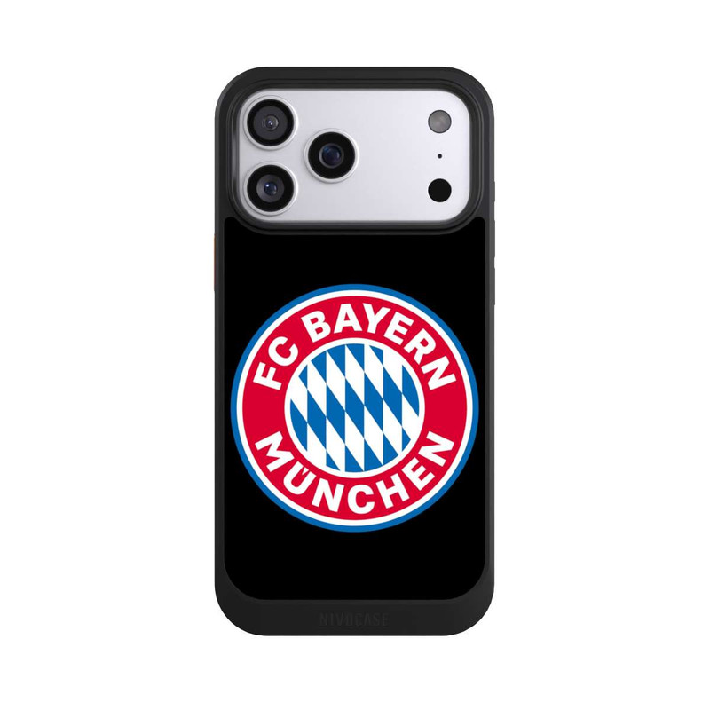 iPhone 17 Pro Max NIVOcore FCB Logo auf Schwarz