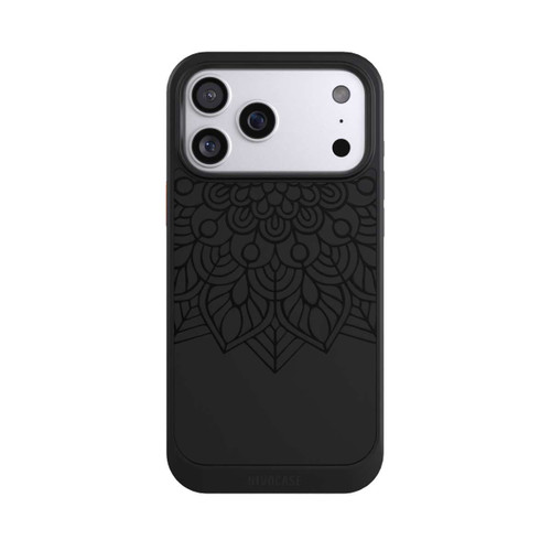 Apple iPhone 17 Pro Max NIVOcore Indian Mandala Schwarz ohne Hintergrund