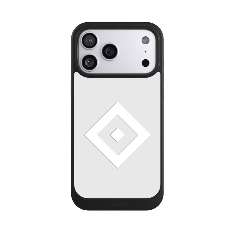 iPhone 17 Pro Max NIVOcore Rauten Logo auf HSV Grau