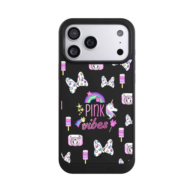 iPhone 17 Pro Max NIVOcore Pink Vibes Transparent