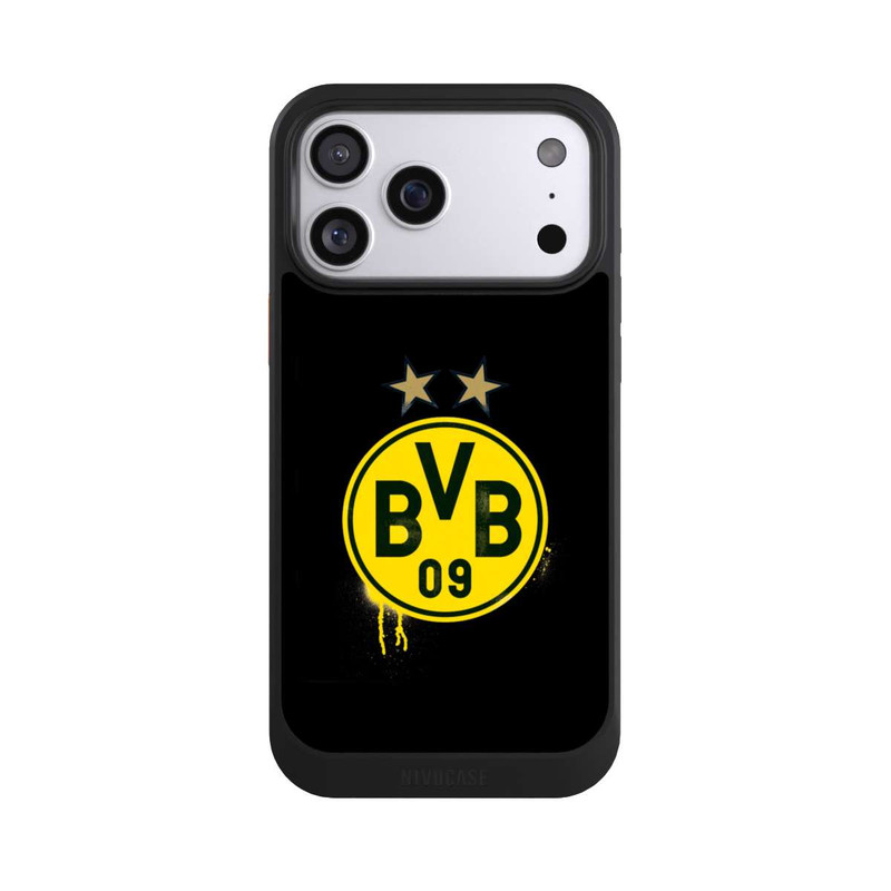 iPhone 17 Pro Max NIVOcore Spraylogo 2 Sterne - BVB