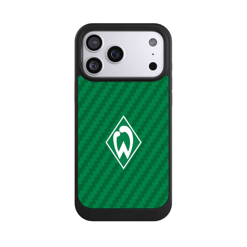iPhone 17 Pro Max NIVOcore Carbonlook - Werder Bremen