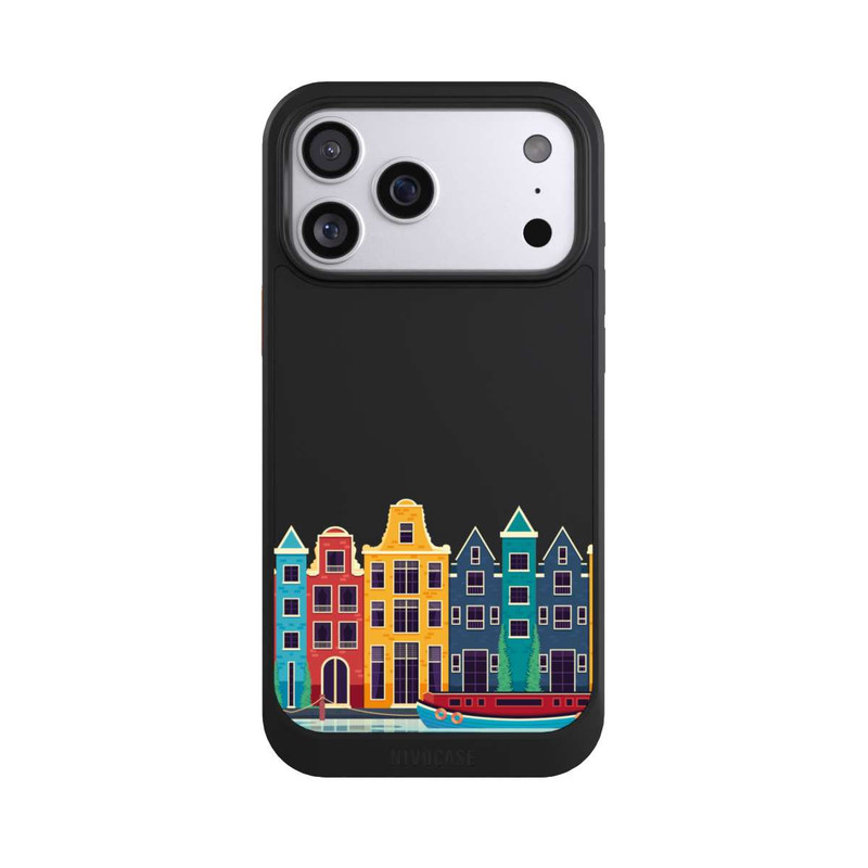 iPhone 17 Pro Max NIVOcore Amsterdam Canal Houses