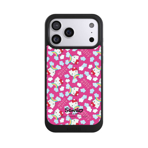 Apple iPhone 17 Pro Max NIVOcore Hello Kitty Regenbogenmuster
