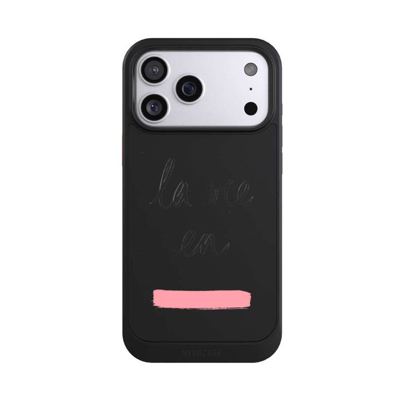 iPhone 17 Pro Max NIVOcore La vie en Pink Transparent
