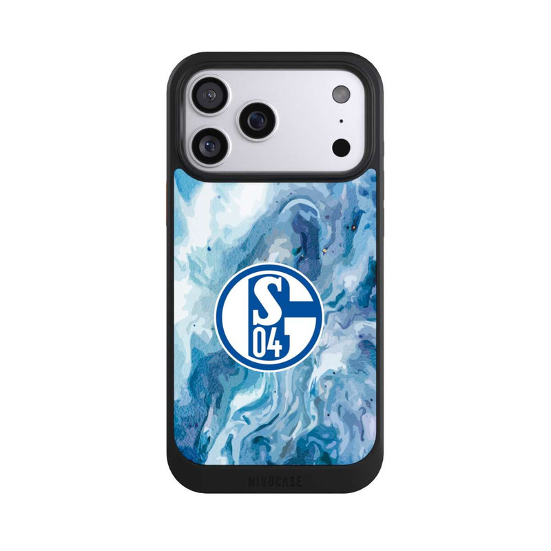 iPhone 17 Pro Max NIVOcore Schalke 04 Flüssig Blau
