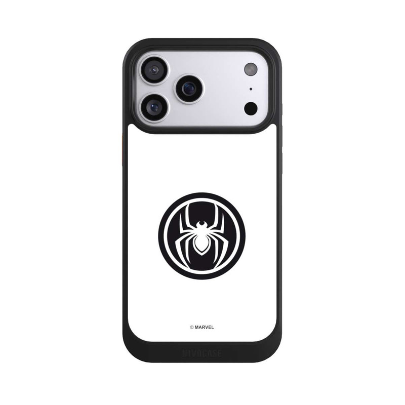 iPhone 17 Pro Max NIVOcore Spider-Man Logo White