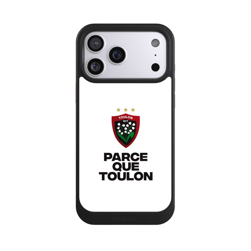 iPhone 17 Pro Max NIVOcore Parce Que Toulon Blanc
