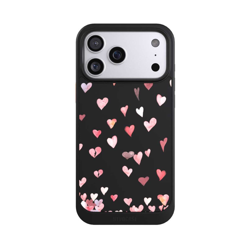 iPhone 17 Pro Max NIVOcore Valentines Hearts Dropping