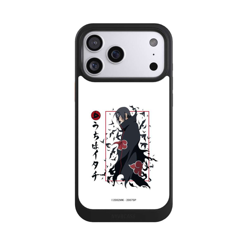 iPhone 17 Pro Max NIVOcore Itachi Krähen Weiß