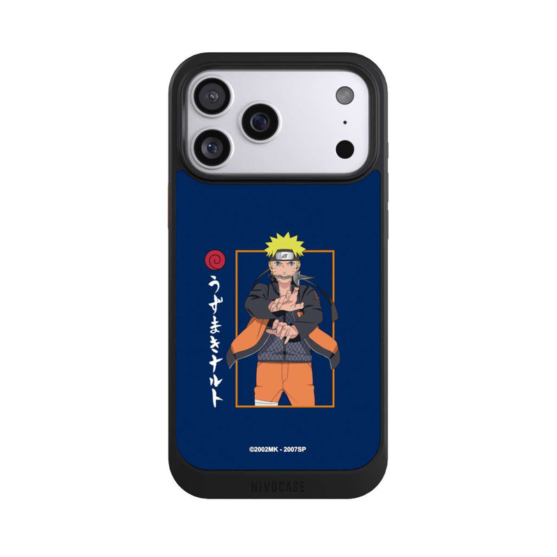 iPhone 17 Pro Max NIVOcore Naruto Kampfposition Blau