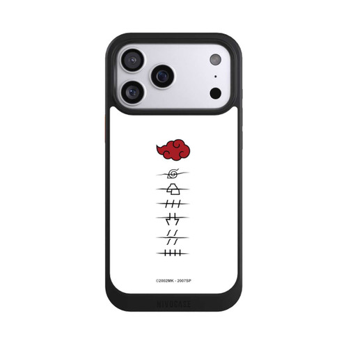 Apple iPhone 17 Pro Max NIVOcore Akatsuki member symbols white