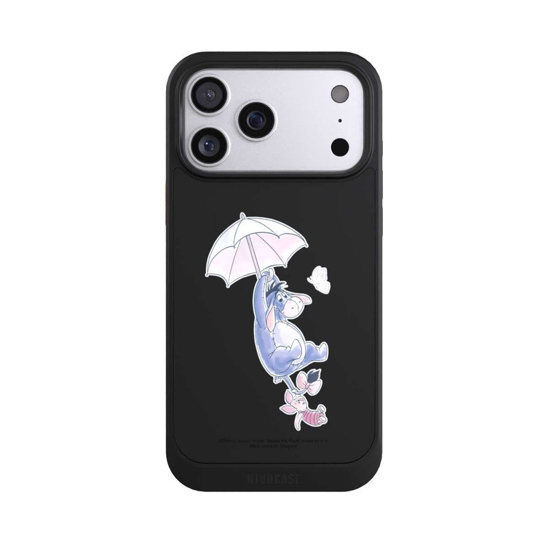 iPhone 17 Pro Max NIVOcore Winnie Pooh Eeyeore Find Happiness Transparent