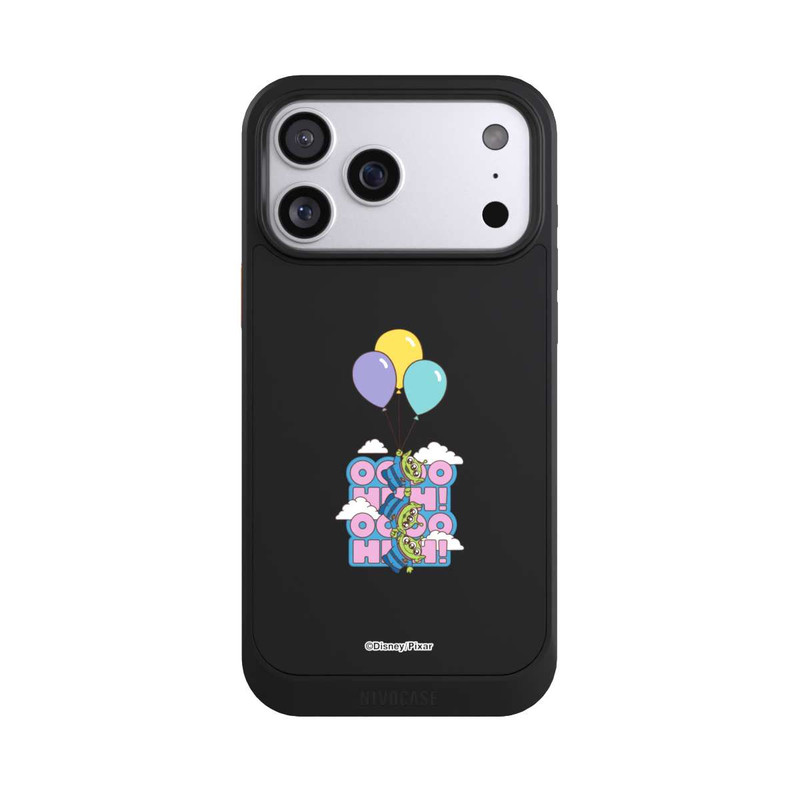 iPhone 17 Pro Max NIVOcore Toy Story Aliens Balloons OOOOHHH Transparent