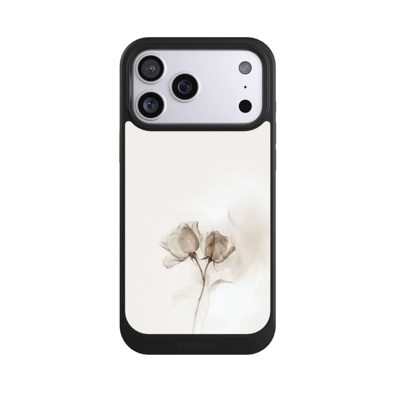 iPhone 17 Pro Max NIVOcore Braune Rose Blume Nebel
