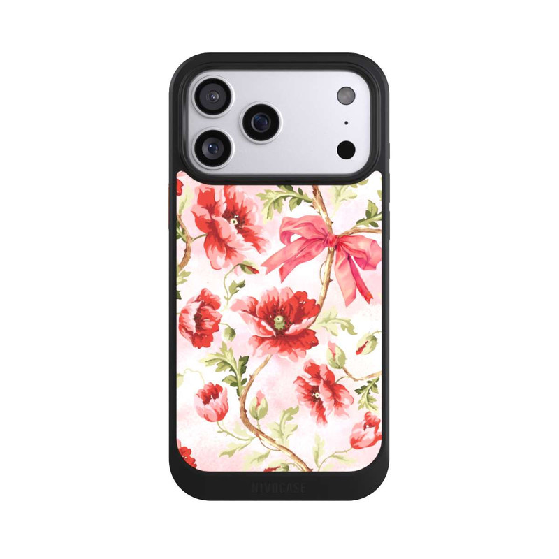 iPhone 17 Pro Max NIVOcore Motif Coquelicots Rose