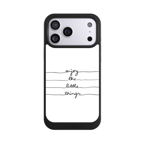 Apple iPhone 17 Pro Max NIVOcore Enjoy The Little Things White