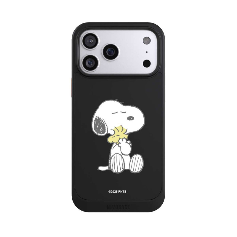 iPhone 17 Pro Max NIVOcore Snoopy And Woodstock Cuddling transparent