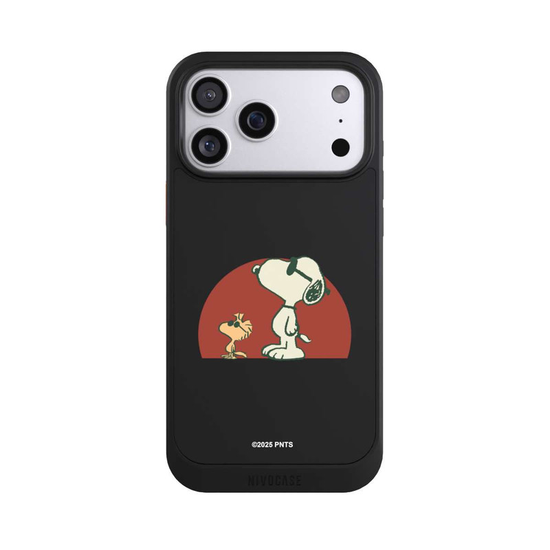 iPhone 17 Pro Max NIVOcore Snoopy Woodstock Far Out transparent