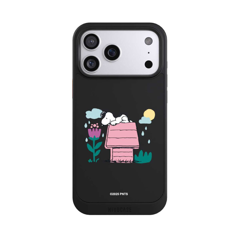 iPhone 17 Pro Max NIVOcore Snoopy Hundehütte Frühling transparent