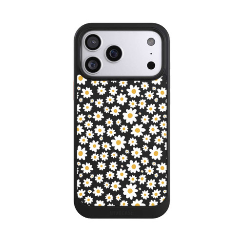 Apple iPhone 17 Pro Max NIVOcore Daisy Flower Seamless Pattern Transparent