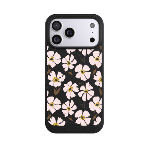 Apple iPhone 17 Pro Max NIVOcore Simple Pastell Flowers Rose Transparent