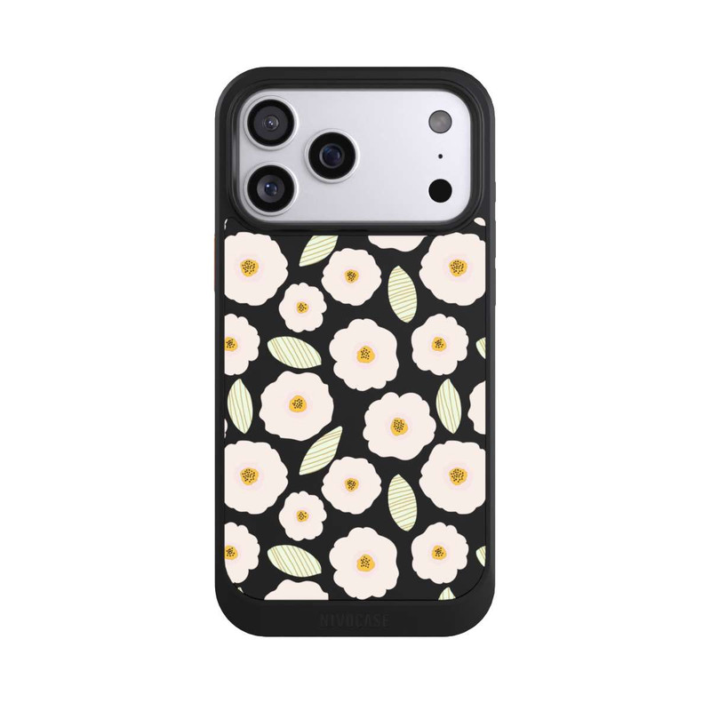 iPhone 17 Pro Max NIVOcore Simple Pastell Flowers Light Transparent
