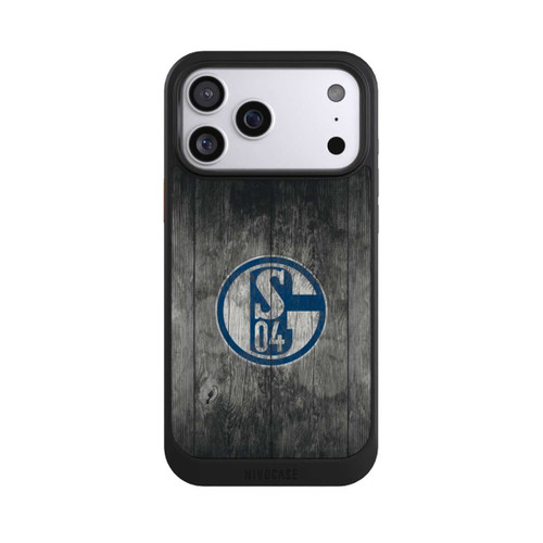 Apple iPhone 17 Pro Max NIVOcore Schalke 04 Holz Look