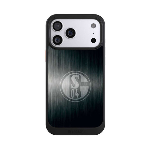 Apple iPhone 17 Pro Max NIVOcore Schalke 04 Metall Look