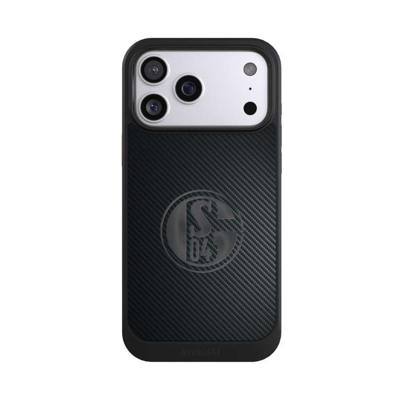 iPhone 17 Pro Max NIVOcore Schalke 04 Carbon Look