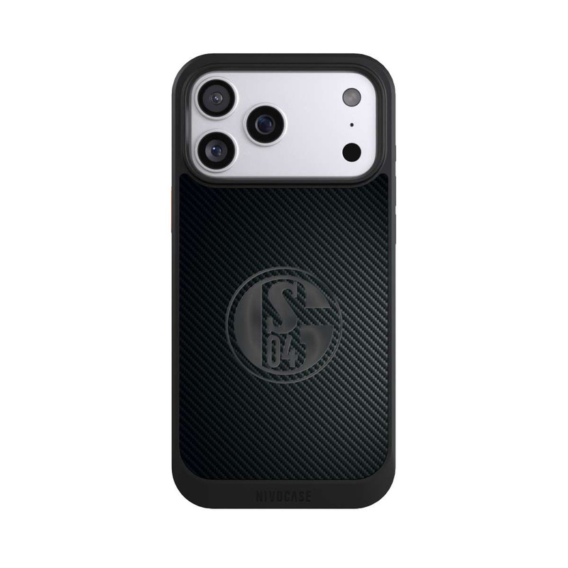 iPhone 17 Pro Max NIVOcore Schalke 04 Carbon Look