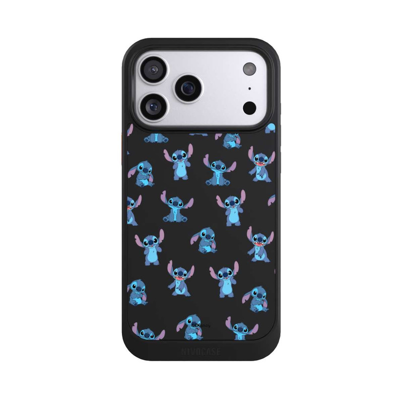 iPhone 17 Pro Max NIVOcore Stitch Faces Pattern Transparent