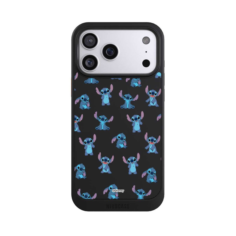 iPhone 17 Pro Max NIVOcore Stitch Faces Pattern Transparent