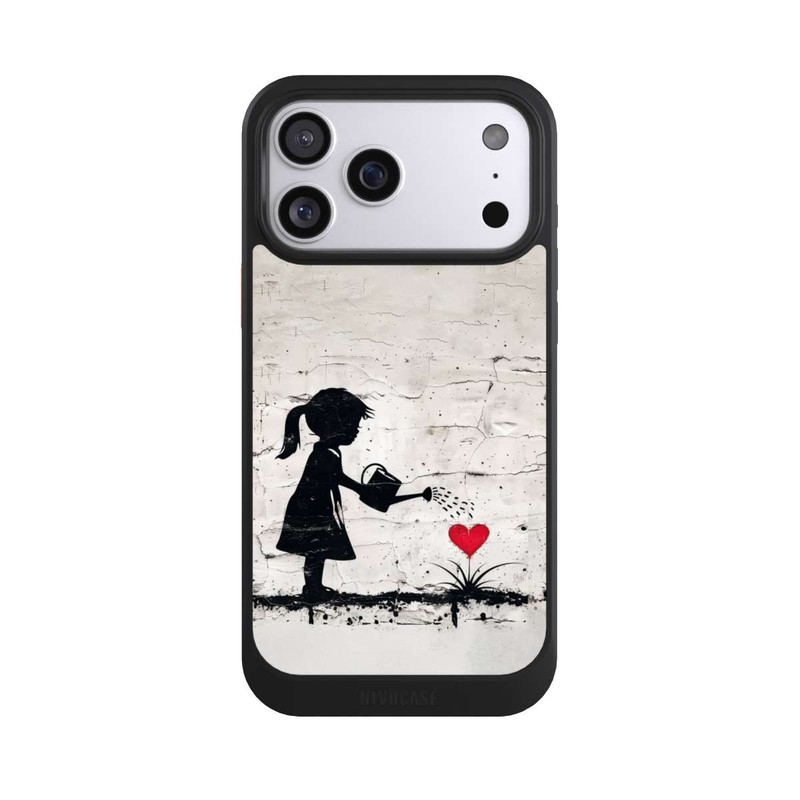 iPhone 17 Pro Max NIVOcore Girl Watering Bunch of Flowers 