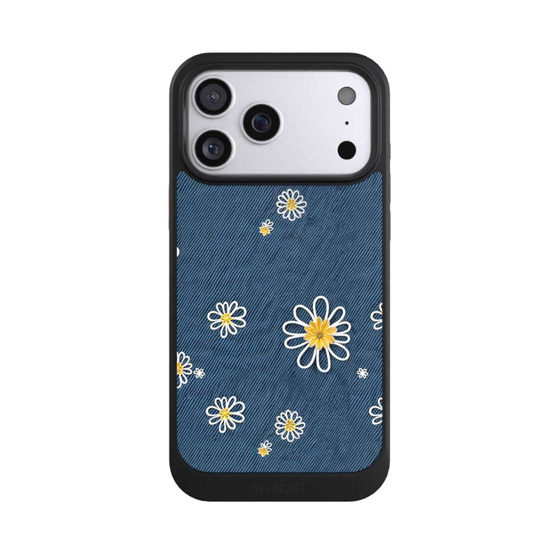 iPhone 17 Pro Max NIVOcore Jeans Flowers Pattern with AI